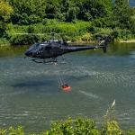 Vatra prijetila borovoj šumi kod Maglaja: Helikopter KUCZ ZDK spriječio veću katastrofu